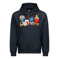 Navy music teacher coffee cups Urban Hoodie - Zillion Design Studio