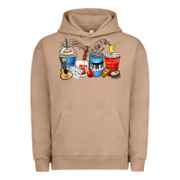 Pigment Burro music teacher coffee cups Urban Hoodie - Zillion Design Studio