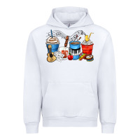 White music teacher coffee cups Urban Hoodie - Zillion Design Studio