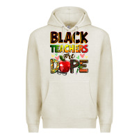 Oatmeal Heather Black Teacher's are dope juneteenth Premium Hoodie - Zillion Design Studio