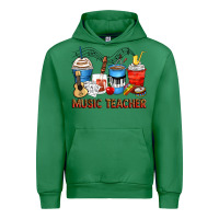 Emerald music teacher coffee cups Urban Hoodie - Zillion Design Studio