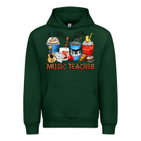 Forest Green music teacher coffee cups Urban Hoodie - Zillion Design Studio