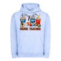 Pigment Grape Ice music teacher coffee cups Urban Hoodie - Zillion Design Studio