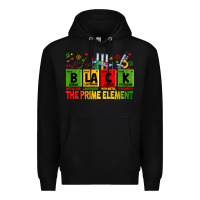 Black Black the prime element juneteenth Premium Hoodie - Zillion Design Studio