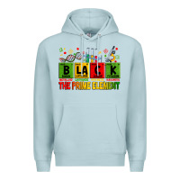 Blue Mist Black the prime element juneteenth Premium Hoodie - Zillion Design Studio