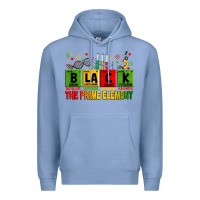 Colony Blue Black the prime element juneteenth Premium Hoodie - Zillion Design Studio