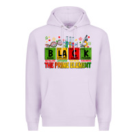 Lilac Black the prime element juneteenth Premium Hoodie - Zillion Design Studio