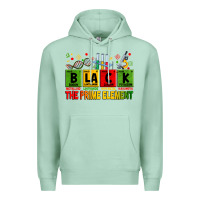 Seafoam Black the prime element juneteenth Premium Hoodie - Zillion Design Studio
