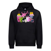 Black neon western coffee cups Urban Hoodie - Zillion Design Studio