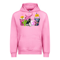Fuchsia Pink neon western coffee cups Urban Hoodie - Zillion Design Studio