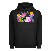 Pigment Black neon western coffee cups Urban Hoodie - Zillion Design Studio