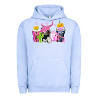 Pigment Grape Ice neon western coffee cups Urban Hoodie - Zillion Design Studio