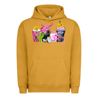 Pigment Peanut Butter neon western coffee cups Urban Hoodie - Zillion Design Studio