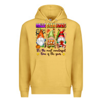 Antique Gold hallothanksmas its the most wonderful time of the Premium Hoodie - texasbilliewilder