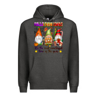 Charcoal Heather hallothanksmas its the most wonderful time of the Premium Hoodie - texasbilliewilder