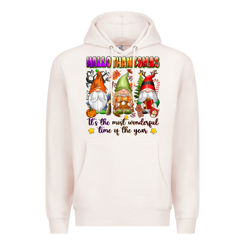 Hallothanksmas Its The Most Wonderful Time Of The Premium Hoodie by texasbilliewilder | Teevron