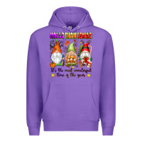Purple hallothanksmas its the most wonderful time of the Premium Hoodie - texasbilliewilder
