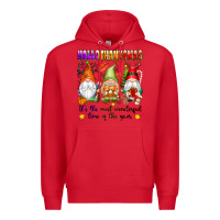 Red hallothanksmas its the most wonderful time of the Premium Hoodie - texasbilliewilder