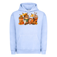 Pigment Grape Ice pumpkin spice latte coffee cups Urban Hoodie - Zillion Design Studio
