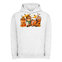 Pumpkin Spice Latte Coffee Cups Urban Hoodie | Teevron