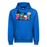 Cobalt motocross coffee cups Urban Hoodie - Zillion Design Studio