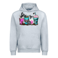 Heather Grey motocross coffee cups Urban Hoodie - Zillion Design Studio