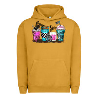 Pigment Peanut Butter motocross coffee cups Urban Hoodie - Zillion Design Studio
