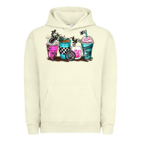 Pigment Pistachio motocross coffee cups Urban Hoodie - Zillion Design Studio