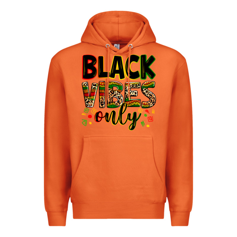 Black Vibes Only Juneteenth Premium Hoodie by Zillion Design Studio | Teevron