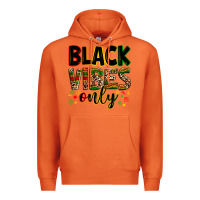 Carrot Black vibes only juneteenth Premium Hoodie - Zillion Design Studio