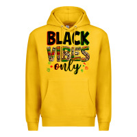 Lemon Black vibes only juneteenth Premium Hoodie - Zillion Design Studio
