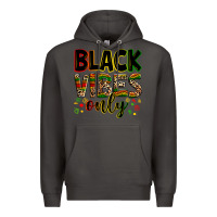 Smoke Black vibes only juneteenth Premium Hoodie - Zillion Design Studio
