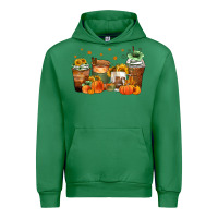 Emerald fall coffee cups Urban Hoodie - Zillion Design Studio
