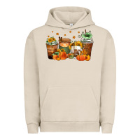 Pigment French Oak fall coffee cups Urban Hoodie - Zillion Design Studio