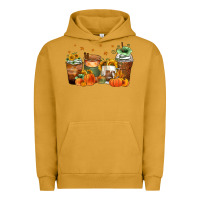 Pigment Peanut Butter fall coffee cups Urban Hoodie - Zillion Design Studio