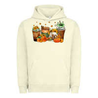 Pigment Pistachio fall coffee cups Urban Hoodie - Zillion Design Studio
