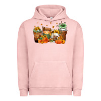 Pigment Salmon fall coffee cups Urban Hoodie - Zillion Design Studio