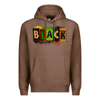 Chestnut Black juneteenth Premium Hoodie - Zillion Design Studio