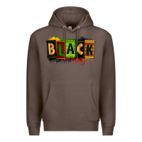 Coffee Black juneteenth Premium Hoodie - Zillion Design Studio