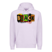 Lilac Black juneteenth Premium Hoodie - Zillion Design Studio