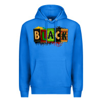 True Royal Black juneteenth Premium Hoodie - Zillion Design Studio