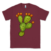 Burgundy cactus Classic Tee - BarkalooDesign