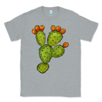 Heather Grey cactus Classic Tee - BarkalooDesign
