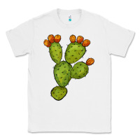 White cactus Classic Tee - BarkalooDesign