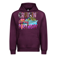Mauve Wine Cruisin' for my birthday Urban Hoodie - texasbilliewilder