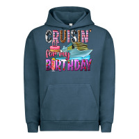 Pigment Midnight Navy Cruisin' for my birthday Urban Hoodie - texasbilliewilder