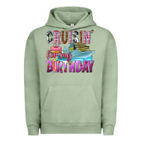 Pigment Oil Green Cruisin' for my birthday Urban Hoodie - texasbilliewilder