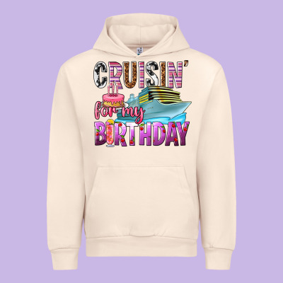 Cruisin' For My Birthday Urban Hoodie Designed By Texasbilliewilder