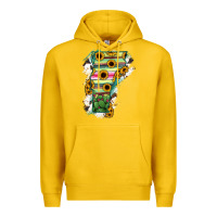 Lemon Vermont State Map Premium Hoodie - RanaPortraitStore