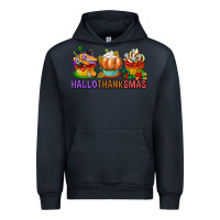 Navy hallothanksmas cupcakes Urban Hoodie - texasbilliewilder